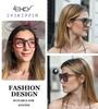 Eyekepper Transition Photochromic Bifocal Readers Reading Glasses for Women Oversized Transparent +2.5 view 2