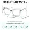 Eyekepper Transition Photochromic Bifocal Readers Reading Glasses for Women Oversized Transparent +2.5 view 3