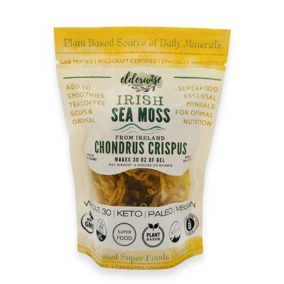 IRISH Sea Moss from Ireland | WILDCRAFTED | Chondrus Crispus | Raw Irish Moss | Golden
