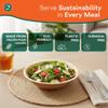 ECO SOUL Palm Leaf Bowl 400 pc, Small 5" (8 Oz) | Round Like Bamboo Bowls, Compostable, Biodegradable, Disposable Palm Leaf Bowls Eco-friendly | Sturdy, Microwave & Oven Safe view 3