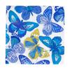 Caspari Butterflies Luncheon Napkins in Blue - 20 Per Package view 1