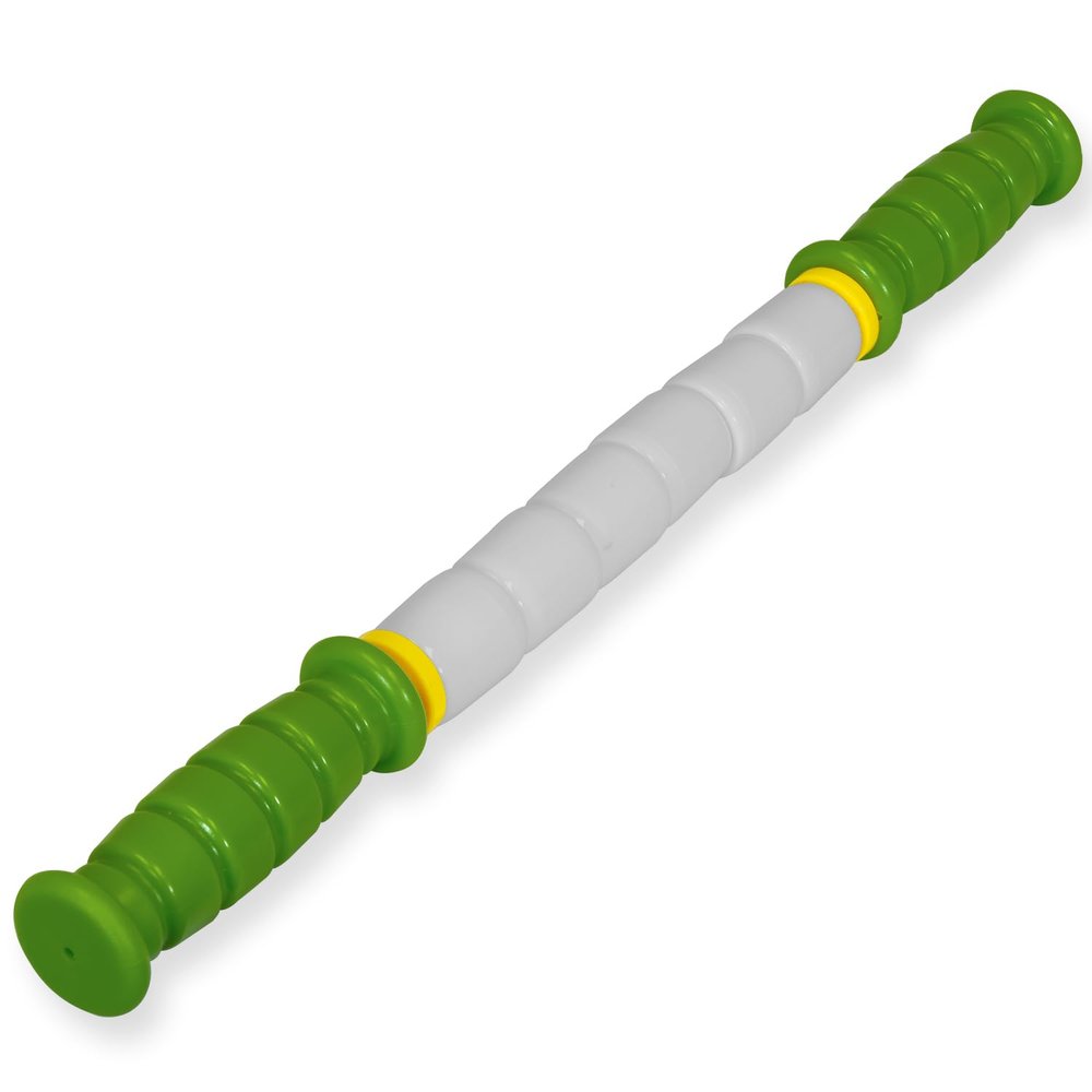 Massage Stick 14" Flexible Handheld Spindle Massage Roller - Full Body Muscle Recovery & Myofascial Release (Small - 14" Massage Stick)