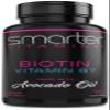 Smarter Biotin 5000mcg in Avocado Oil, Vitamin B7, Hair, Skin & Nail Support, Non-GMO, 90 Mini Liquid Softgels, No Soy view 1