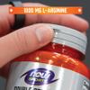 Now Foods Sports Nutrition, L-Arginine Double Strength 1000mg, Nitric Oxide Precursor, Amino Acids, 180 Tablets view 3