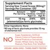 Tasteless Iron for Kids + Toddlers- 4-Month Supply- No Sweeteners, Flavors or Preservatives. Add to Beverages or Food. Pure, Flavorless Children's Iron Supplement. view 2