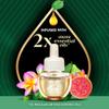 Air Wick Vibrant Plug in Scented Oil Refill, 5ct, Nectarine & Paradise Flower, Air Freshener, Essential Oils view 3