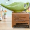2activelife Yoga Neti Pot for Sinus & Congestion Cleaning| Microwave and Dishwasher Friendly | Leak Proof Durable Ceramic Neti Pot| Nasal Wash Handcrafted Durable Ceramic - Freckle Pattern Green view 3