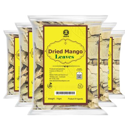 13oz Dried Mango Leaves, Hojas De Mango Secas, 100% Natural Dried Leaves Tea, Loose Leaf Tea, Gluten-Free, Non GMO. by Akshit