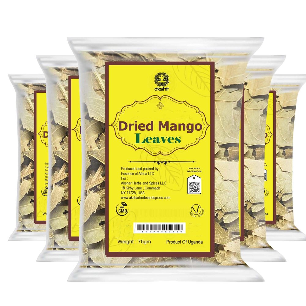 13oz Dried Mango Leaves, Hojas De Mango Secas, 100% Natural Dried Leaves Tea, Loose Leaf Tea, Gluten-Free, Non GMO. by Akshit