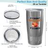 Meat lover Silver EditionTumbler 20oz - If it doesn't have Meat it's snack - Meat consumer beef lover epicure gourmet gourmand view 3
