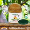 Rani Organic Hot Mango Chutney (Spicy Indian Preserve) 10.5oz (300g) Glass Jar, Ready to eat ~ All Natural | Vegan | Gluten Free | No Colors | NON-GMO | Indian Origin | USDA Certified Organic view 4