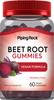 Piping Rock Beet Root Gummies | 60 Count | for Men and Women | Nitric Oxide Supplement | with Vitamin C and Black Pepper | Strawberry Flavor | Vegan, Non-GMO, Gluten Free view 1