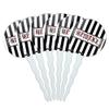Beetlejuice Animated Series Logo Cupcake Picks Toppers Decoration Set of 6 view 1
