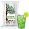 Stock Your Home 16 oz Clear Commercially Compostable Cold Cups (50 Pack), Eco Party Cup, Environmentally Friendly Disposable Sustainable for Water, Wine, Beer Sample view 1