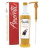 Amoretti - Premium Vanilla Syrup, 94 Servings Per Bottle (750 ml), with Pump for Flavoring Coffees, Cocktails, and other Beverages, Gluten Free, GMO/GEO Free, Preservative Free view 1