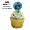 DC League of Super Pets Group Cupcake Picks Toppers Decoration Set of 6 view 3