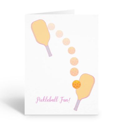 Stonehouse Collection Pickleball Note Cards - 10 Boxed Pickle Ball Cards - Sports Cards USA Made (Pickleball Fun)