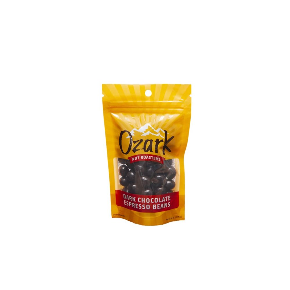 Ozark Nut Roasters Dark Chocolate Espresso Beans 4oz