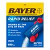 Bayer Rapid Relief, Dissolvable Raspberry Flavor, Powder Packs with Aspirin & Caffeine, Fast Acting Headache Relief, Muscle and Body Pain Reliever, 20ct view 1