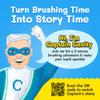 Kids Soft Bristle Superhero Toothbrush for Ages 2+, Gentle and Cute Toothbrush for Children with Replaceable Brush Head, Ergonomic Handle Kids Brush for Teeth Care Ideal for Toddlers, Superhero Design view 3