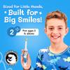 Kids Soft Bristle Superhero Toothbrush for Ages 2+, Gentle and Cute Toothbrush for Children with Replaceable Brush Head, Ergonomic Handle Kids Brush for Teeth Care Ideal for Toddlers, Superhero Design view 4
