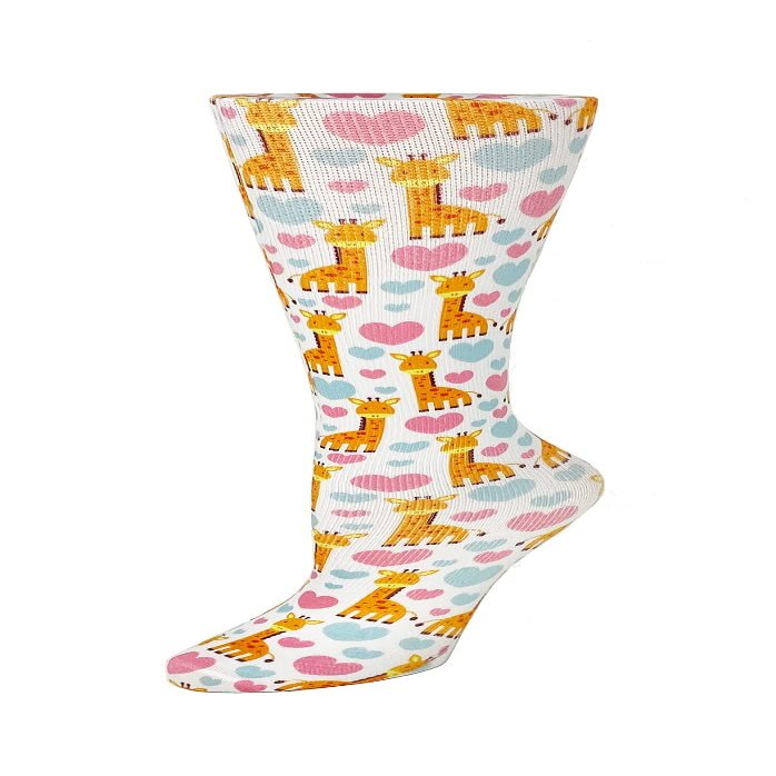 Cutieful Therapeutic Sheer 8-15 mmHg Compression Hosiery - Giraffes