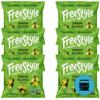 Freestyle Snacks Olive Snack Packs - As Seen on Shark Tank - Single Serve - Fresh Pitted Green Olives, Grown in Greece, All Natural, Non-GMO, Sugar-Free, Salty Snack - Original, 1.1oz (6 Pack) view 1