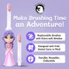 Kids Soft Bristle Princess Toothbrush for Ages 2+, Gentle and Cute Toothbrush for Children with Replaceable Brush Head, Ergonomic Handle Kids Brush for Teeth Care Ideal for Toddlers, Princess Design view 2
