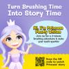 Kids Soft Bristle Princess Toothbrush for Ages 2+, Gentle and Cute Toothbrush for Children with Replaceable Brush Head, Ergonomic Handle Kids Brush for Teeth Care Ideal for Toddlers, Princess Design view 3