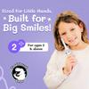 Kids Soft Bristle Princess Toothbrush for Ages 2+, Gentle and Cute Toothbrush for Children with Replaceable Brush Head, Ergonomic Handle Kids Brush for Teeth Care Ideal for Toddlers, Princess Design view 4