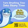 Kids Soft Bristle Shark Toothbrush for Ages 2+, Gentle and Cute Toothbrush for Children with Replaceable Brush Head, Ergonomic Handle Kids Brush for Teeth Care Ideal for Toddlers, Shark Design view 3