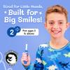 Kids Soft Bristle Shark Toothbrush for Ages 2+, Gentle and Cute Toothbrush for Children with Replaceable Brush Head, Ergonomic Handle Kids Brush for Teeth Care Ideal for Toddlers, Shark Design view 4