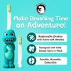 Kids Soft Bristle Dinosaur Toothbrush for Ages 2+, Gentle and Cute Toothbrush for Children with Replaceable Brush Head, Ergonomic Handle Kids Brush for Teeth Care Ideal for Toddlers, Dinosaur Design view 2