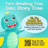 Kids Soft Bristle Dinosaur Toothbrush for Ages 2+, Gentle and Cute Toothbrush for Children with Replaceable Brush Head, Ergonomic Handle Kids Brush for Teeth Care Ideal for Toddlers, Dinosaur Design view 3