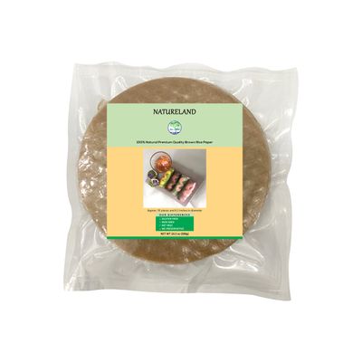 Gat to Nature Brown Rice Paper (Small 6.2 in) Vegan Roll Low Carb Rice Paper For Spring Roll Wrappers Gluten Free Dumpling & Won Ton Wrappers, Favorable to our Tea & Kopi Luwak Coffee products
