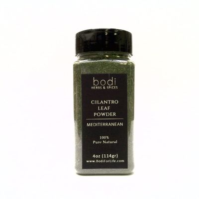 bodi : Cilantro Leaf Powder | 4oz to 5lb | 100% Pure Natural Hand Crafted (4 Oz)