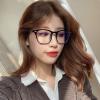 2 Pack Blue Light Blocking Glasses, Computer Reading/Gaming/TV/Phones Glasses for Women Men,Anti Eyestrain & UV Glare Black & White view 4