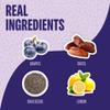 Smash Foods Grape Jam | Low-Calorie, No Sugar Added Keto Jam with Upcycled Fruit & Chia Seeds | Vegan, Paleo Superfood Fruit Spread (1 Jar) view 4