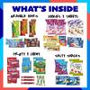 College Birthday Womens Sweet Snack Box ( 50 Piece Variety Lady Gift Basket Care Package ) Cookies, Gummies, Popcorn, Granolas Bar Variety Pack - My College Crate view 2