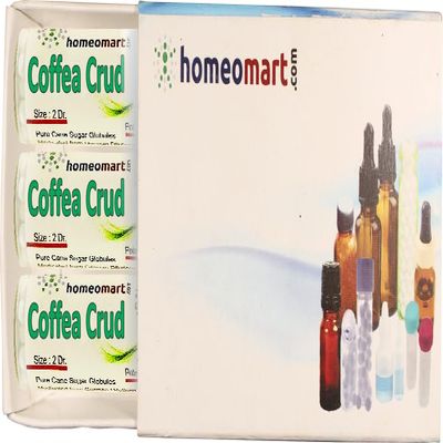 homeomart.com Coffea Cruda Homeopathy Pellets (Pills) 1M, Pack of 3