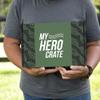 Military Birthday Small Snack Box ( 31 Piece Variety Gift Basket Care Package ) Chips, Candy, Peanuts, Popcorn, Cookies, Gummy Snacks, Chocolates and More - My Hero Crate view 4