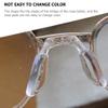 FOMIYES Eyeglass Pads 4pcs U Shaped Eyeglasses Pads Screw in Glasses Strap Bridge Silicone s Transparent Eye Anti Slip Anti Drop Fixing Tool view 2
