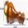 WITSOUL kansa Wand face and Foot Massager/Unique Design - 2 in 1 Massager/Two Different Sizes of Kansa Cups with Teak Wood Handle view 4