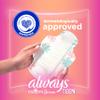 Always Radiant Teen Pads, Size 1, Regular, with Wings, Unscented, 42 Count view 3