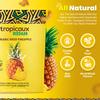 Organic Dried Pineapple Rings, No Sugar Added, 16oz - Nutritious, Mouth-Watering Snack with No Preservatives/Chemicals - Non-GMO, Perfect for Kids & Adults by Tropicaux Reign view 3