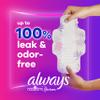 Always Radiant Feminine Pads for Women, Flexfoam Pads with Wings, Size 3, Extra Heavy Absorbency, Lightly Scented, 30 Count view 2