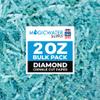 MagicWater Supply - 2 oz - Diamond Pastel Blue - Crinkle Cut Paper Shred Filler great for Gift Wrapping, Basket Filling, Birthdays, Weddings, Anniversaries view 1