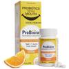 ProBiora Oral-Care Chewable Probiotic Tablets | Probiotic Supplement for Women & Men | Healthier Teeth & Gums | Fresher Breath | Whiter Teeth | Better Overall Health | 30 Count | Orange view 1