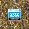 MagicWater Supply - 2 oz - Gold Metallic - Crinkle Cut Paper Shred Filler great for Gift Wrapping, Basket Filling, Birthdays, Weddings, Anniversaries view 1