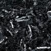 MagicWater Supply - 2 oz - Black & Silver - Crinkle Cut Paper Shred Filler great for Gift Wrapping, Basket Filling, Birthdays, Weddings, Anniversaries view 1